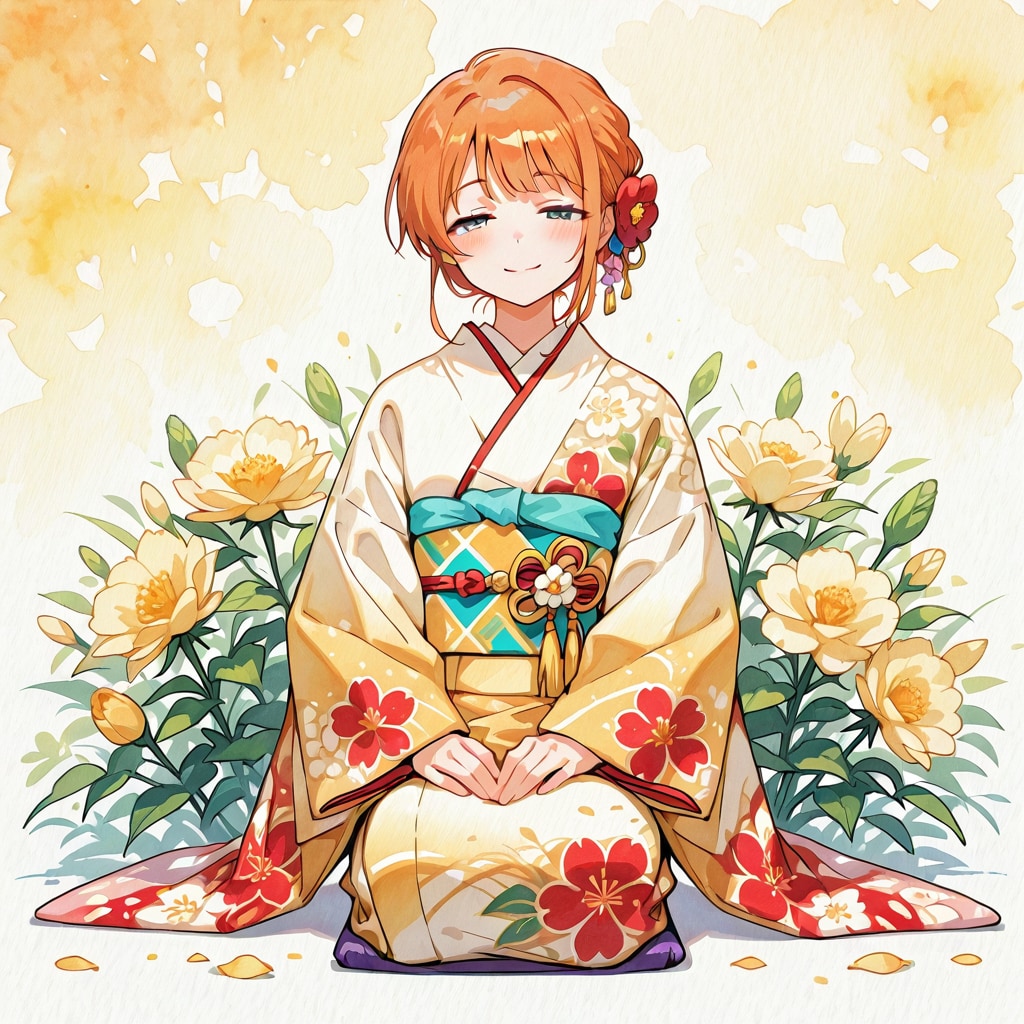 生花和ガール