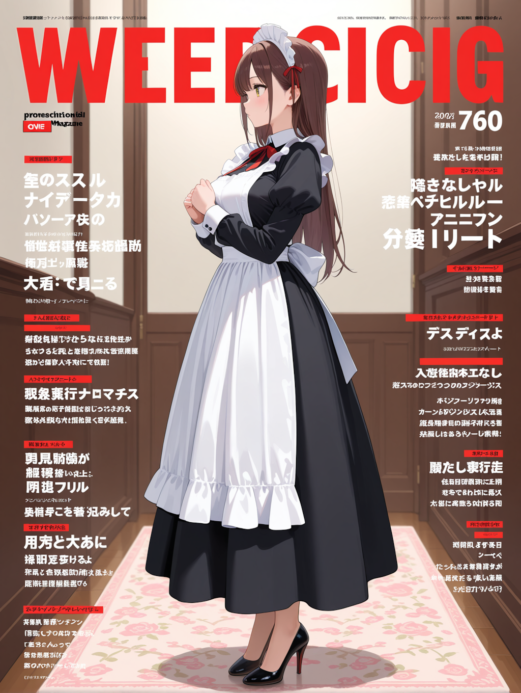 メイド雑誌　「編集者桐島、出演」