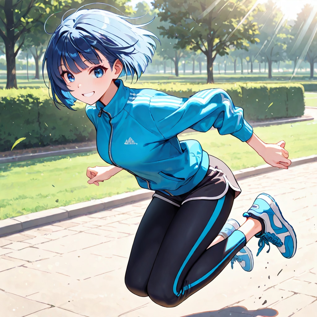 スポーティーカジュアルの躍動 | の人気AIイラスト・グラビア