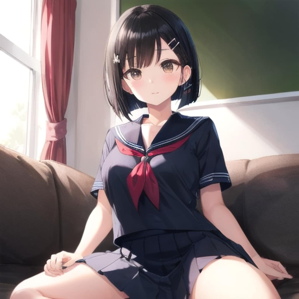 ボブヘアの女の子
