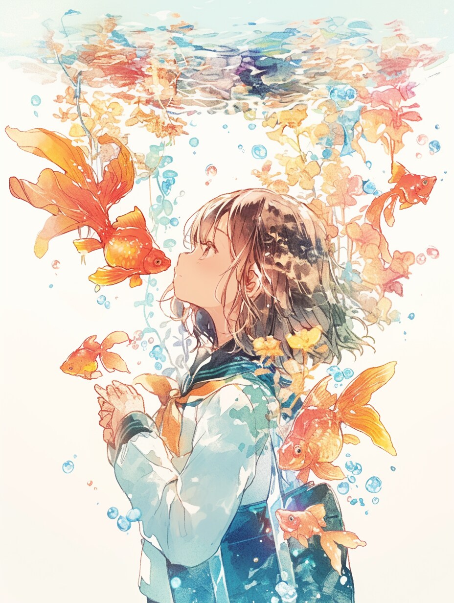金魚。 | の人気AIイラスト・グラビア