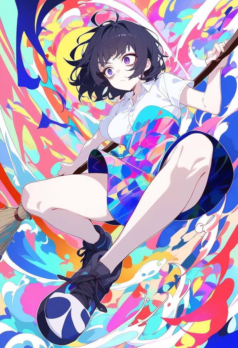 掃除中に異次元へ | の人気AIイラスト・グラビア