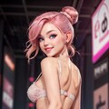 お団子ヘアのエルフ３ 3枚目