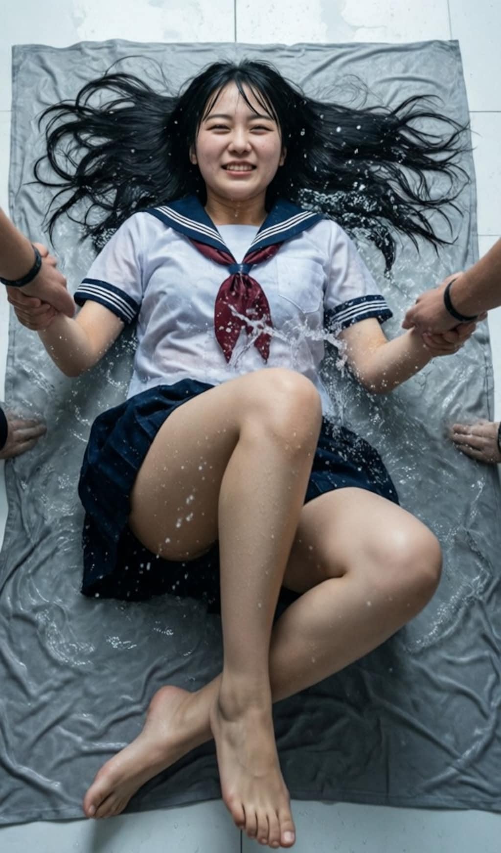 びちゃびちゃの女子