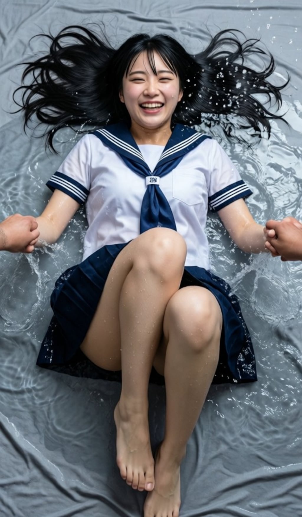 びちゃびちゃの女子