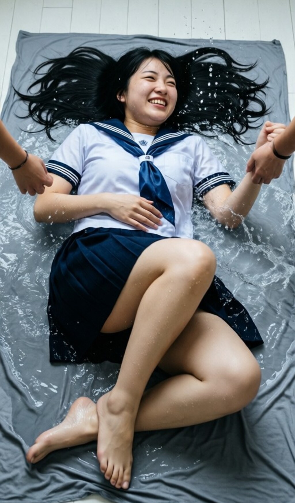 びちゃびちゃの女子