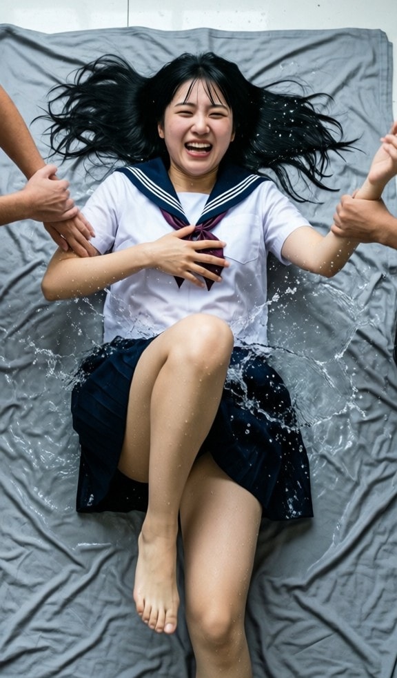 びちゃびちゃの女子