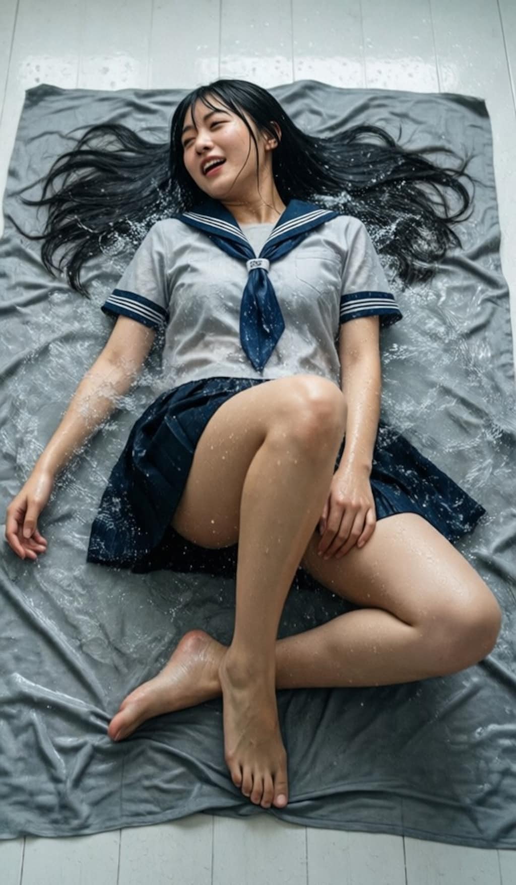 びちゃびちゃの女子
