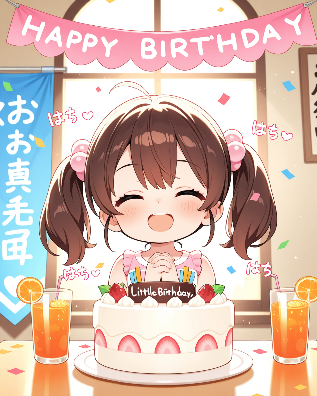 うわぁ～！！おぢさぁーん！！ありがとー！！だいちゅきぃ♡