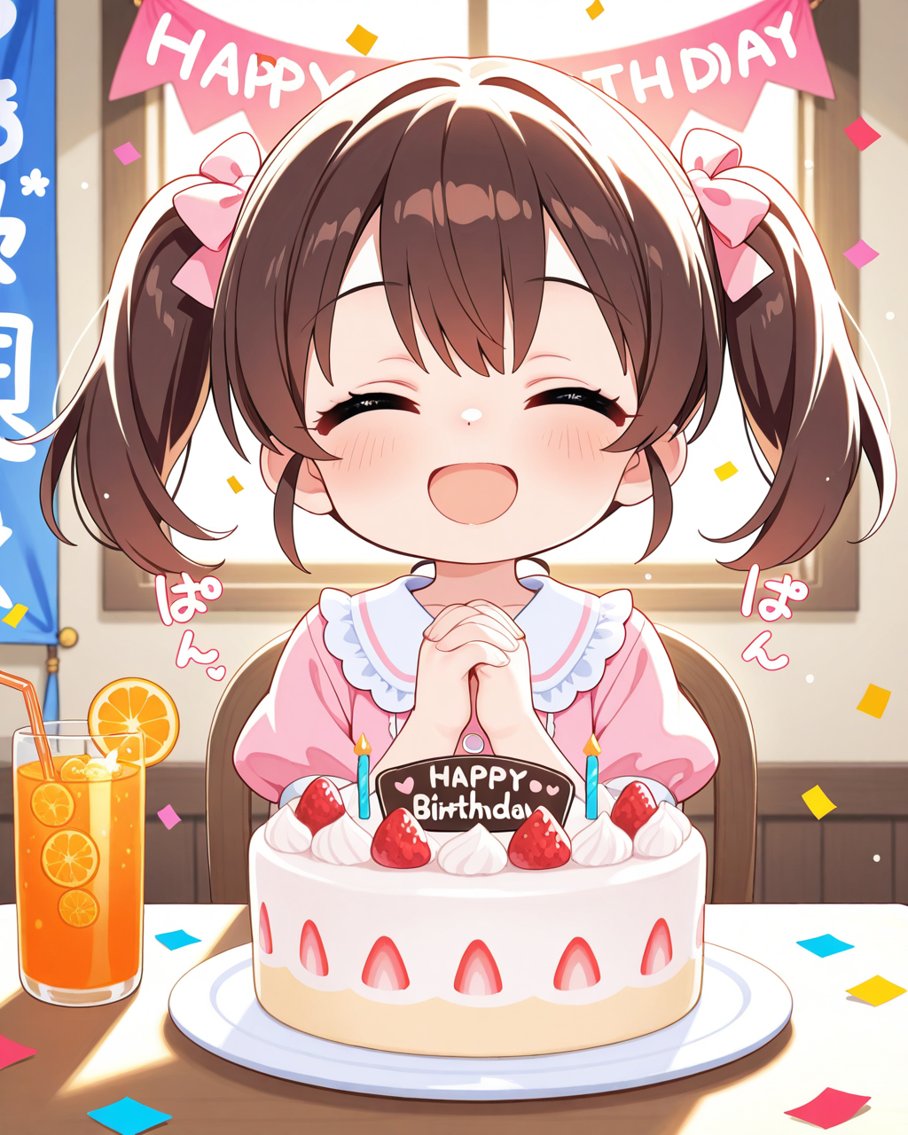 うわぁ～！！おぢさぁーん！！ありがとー！！だいちゅきぃ♡