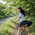 春風にチラッ 3枚目