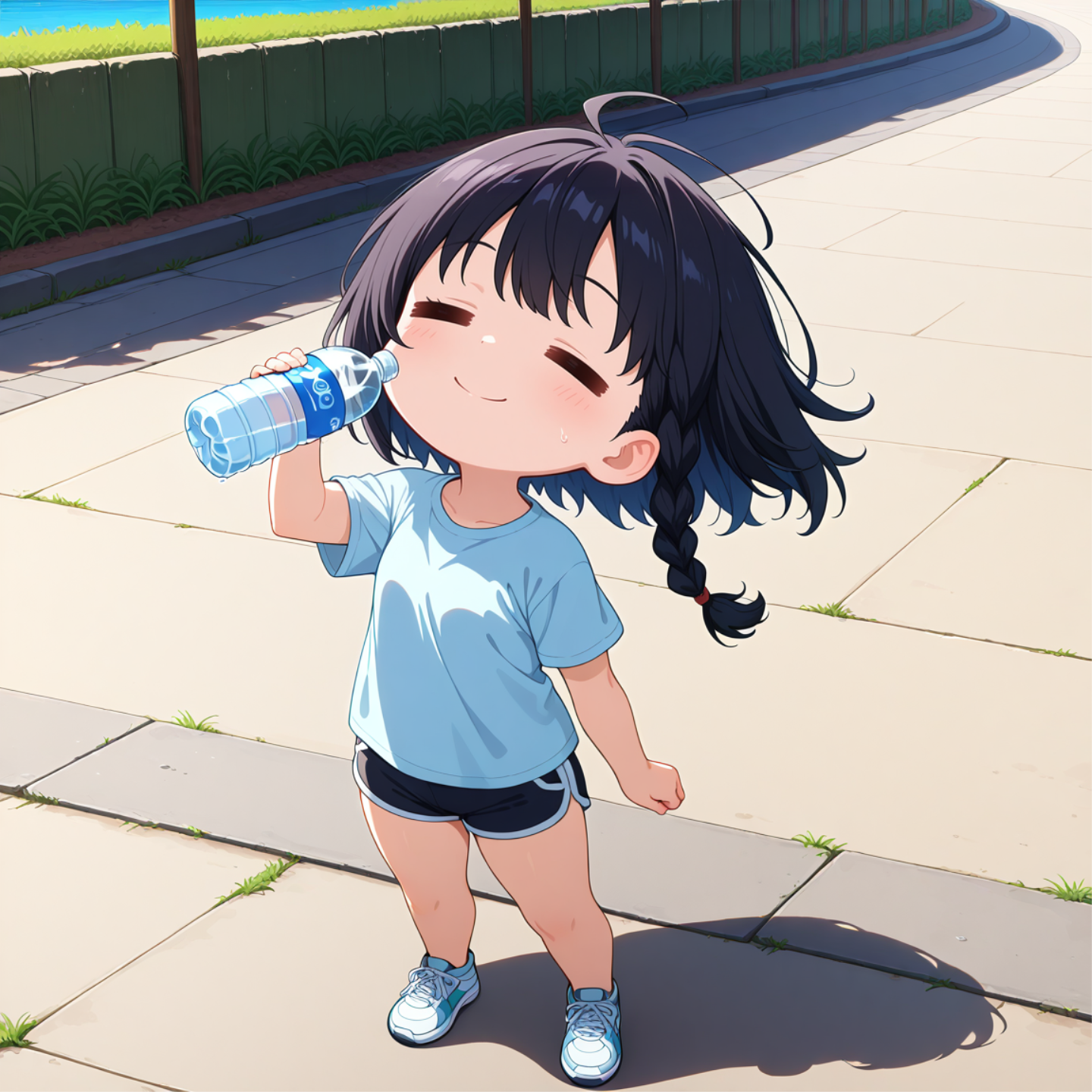 水分補給はこまめにね | の人気AIイラスト・グラビア