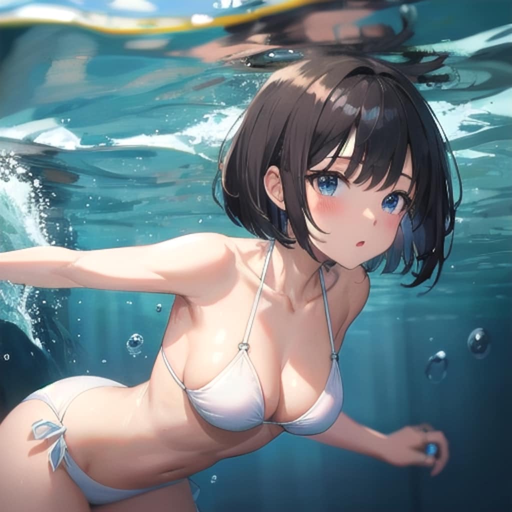 海の中