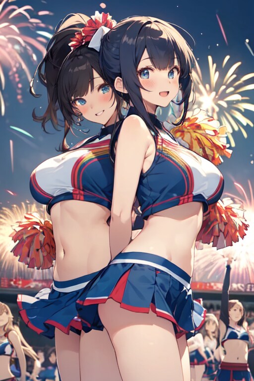チアガール大盛況