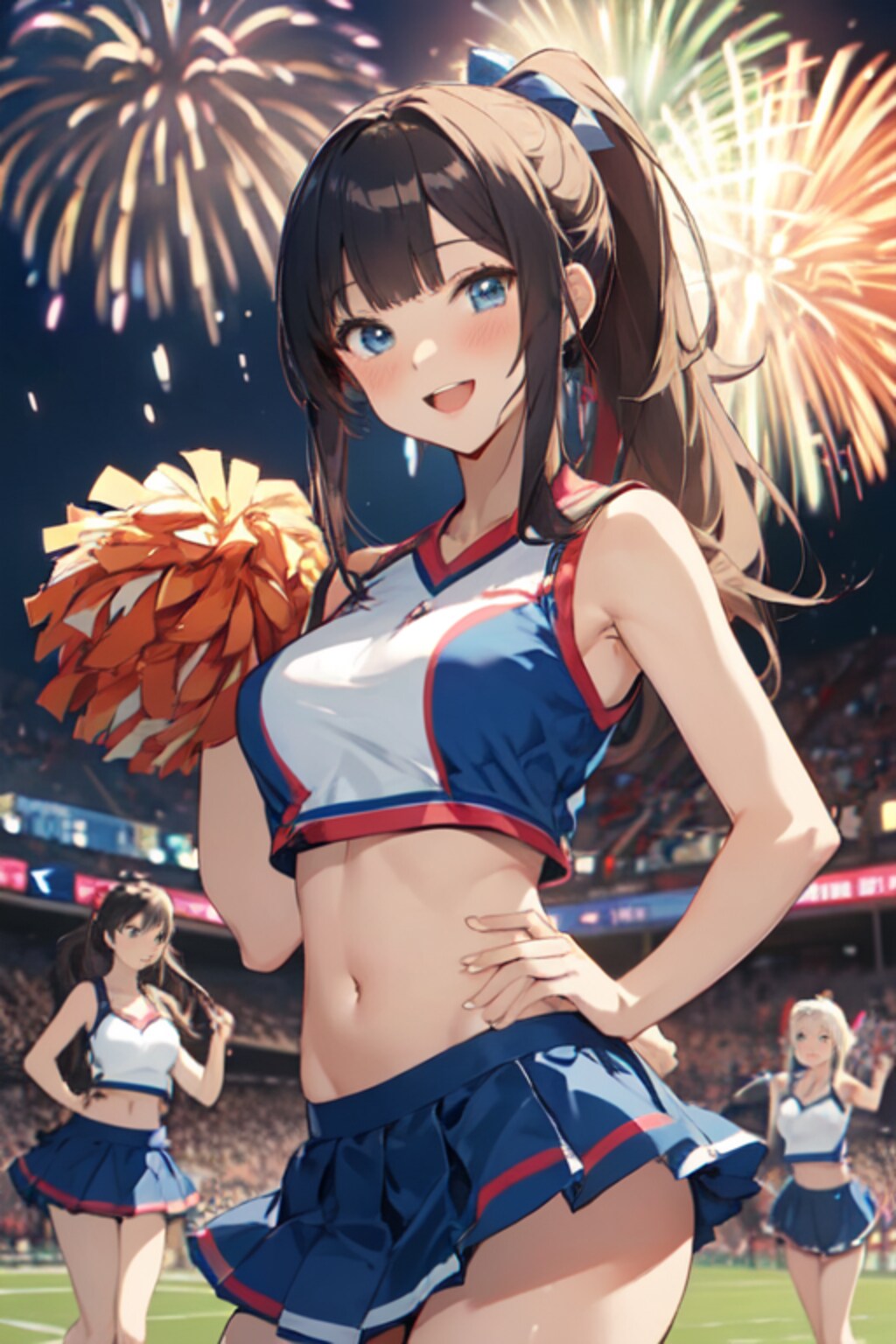 チアガール大盛況