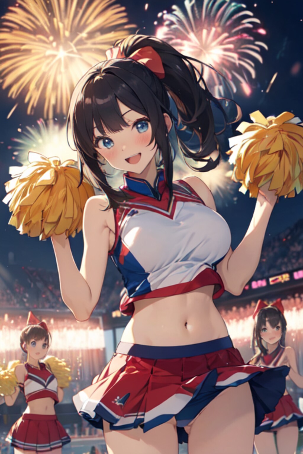 チアガール大盛況
