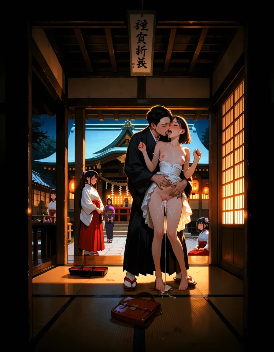 子宝神社の晦日祭り女性向け