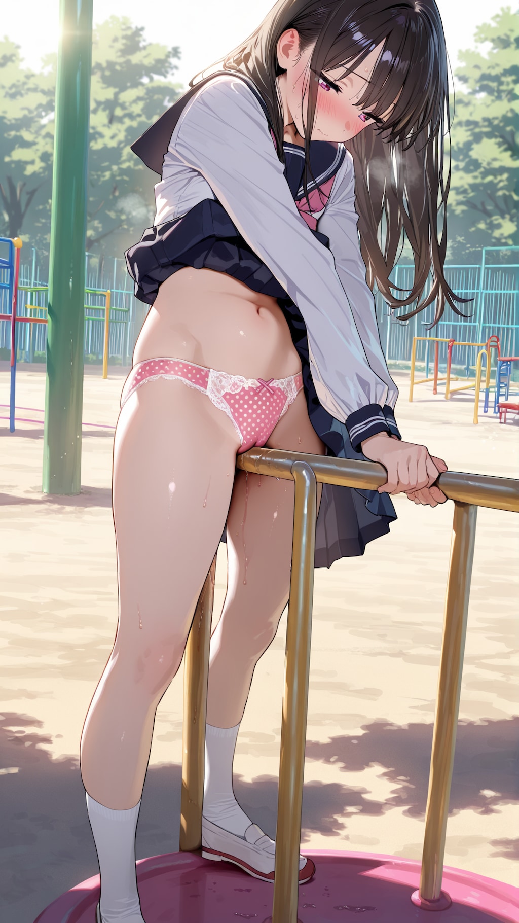公園でオナニーしちゃう女の子 2日目 12枚