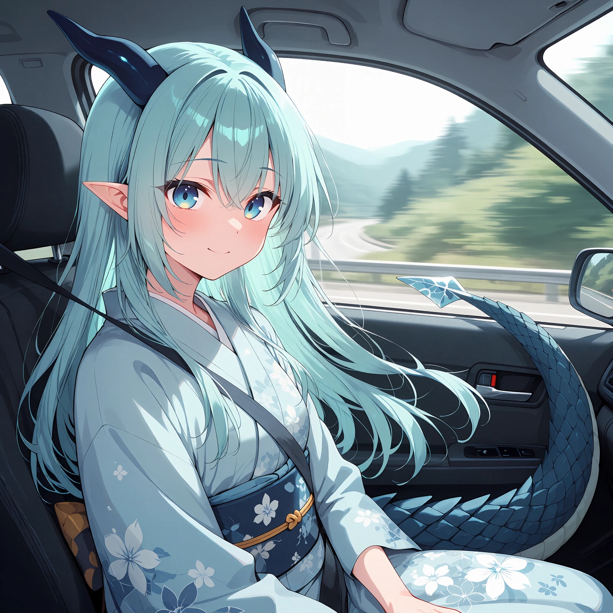 車内の竜娘さん　(Krea2版)