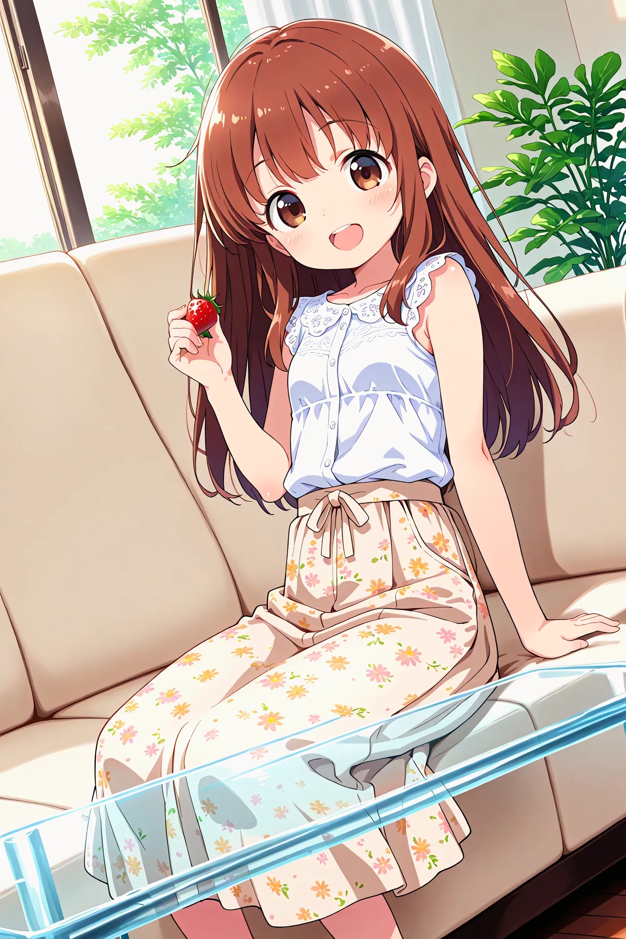 かえでちゃんといちご