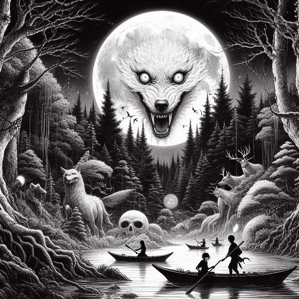 満月の夜に狼が住むという森に入ってはいけない・・・例え、伝説の大狼がどんな願いもかなえてくれるとしても・・・