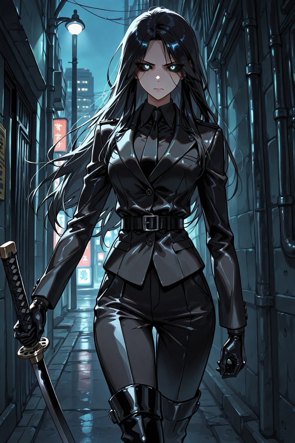 黒衣の美女