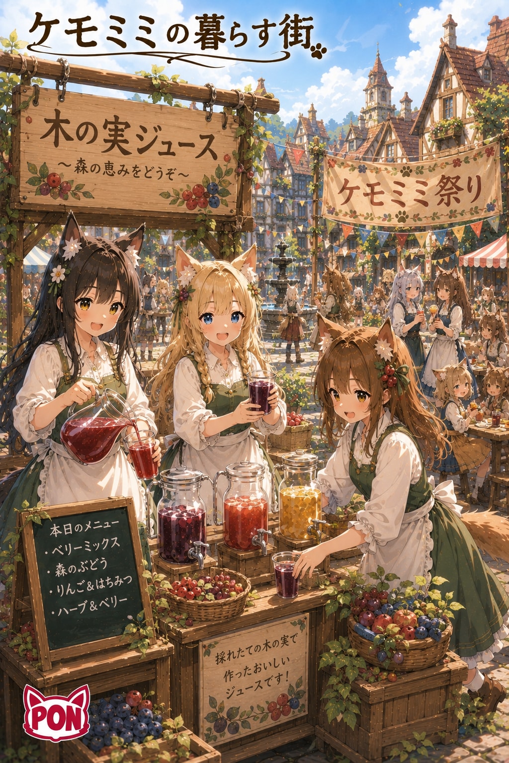 ケモミミの暮らす街