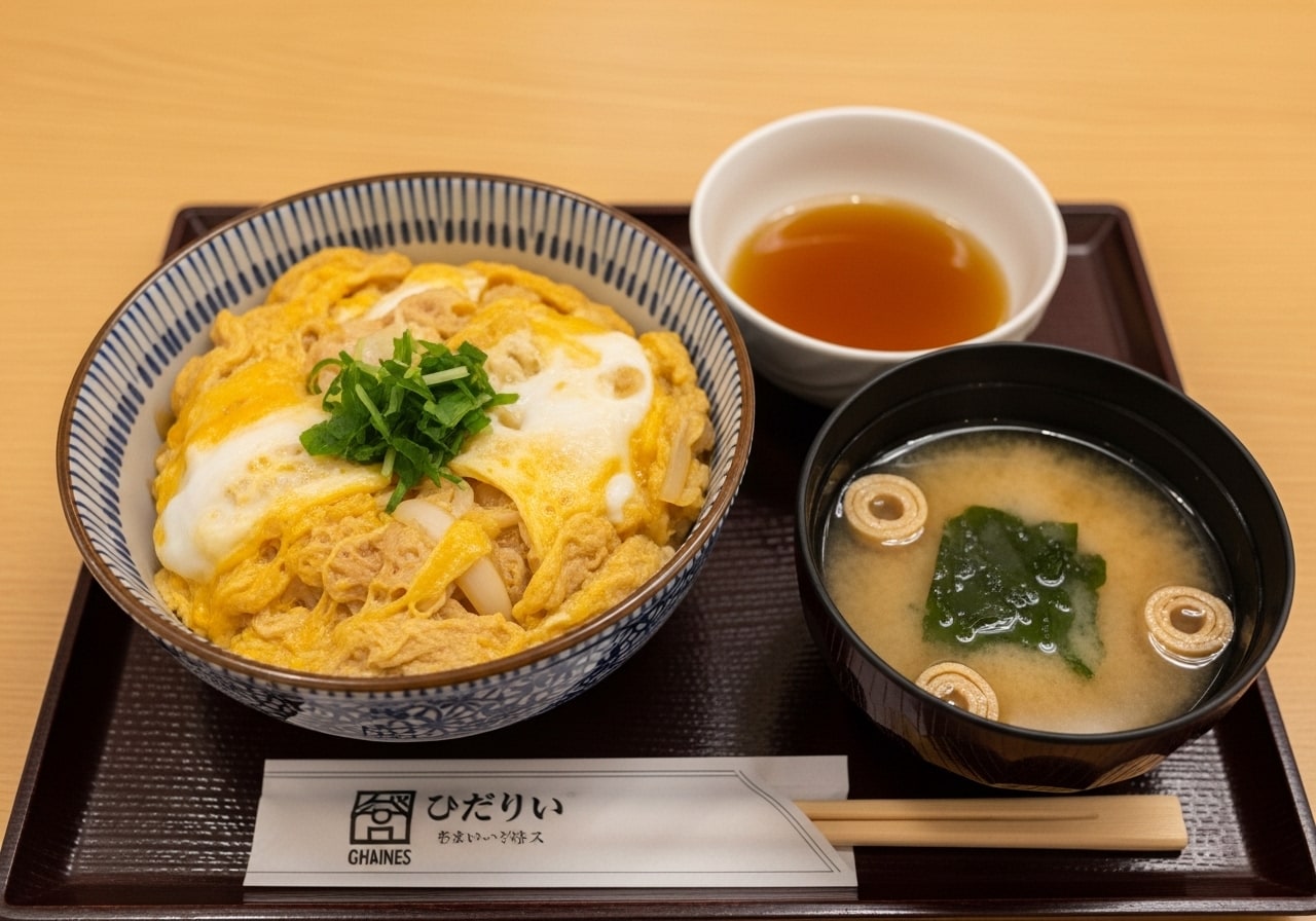 摩訶不思議食堂の親子丼味噌汁付き | の人気AIイラスト・グラビア