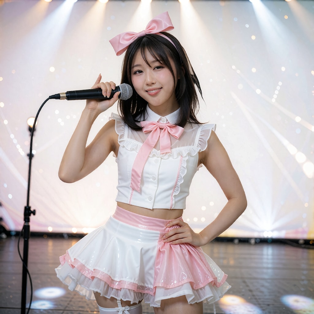 アイドル-自信過剰気味なコンサートステージ