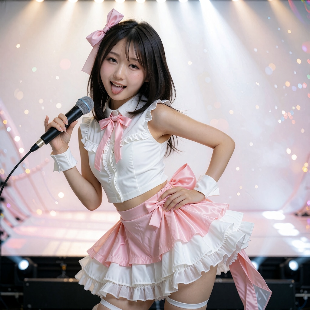 アイドル-自信過剰気味なコンサートステージ