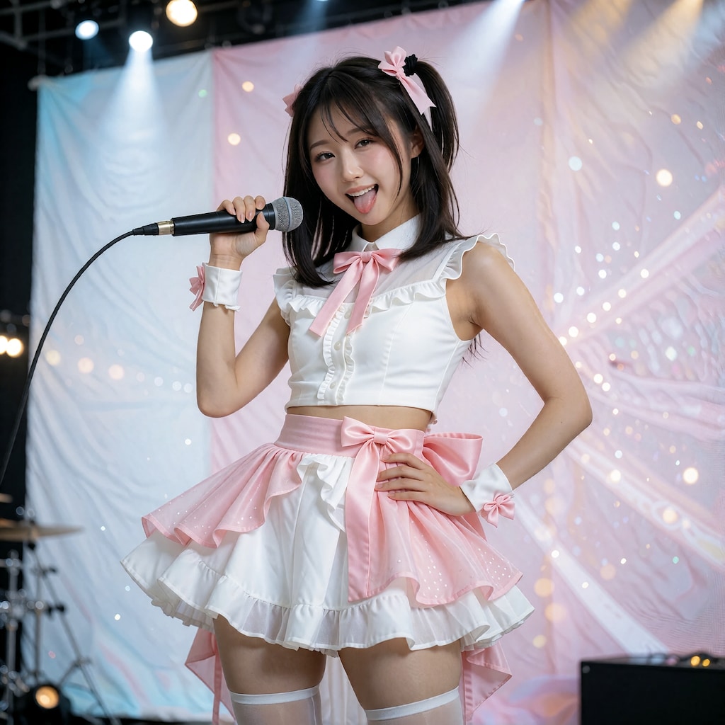 アイドル-自信過剰気味なコンサートステージ