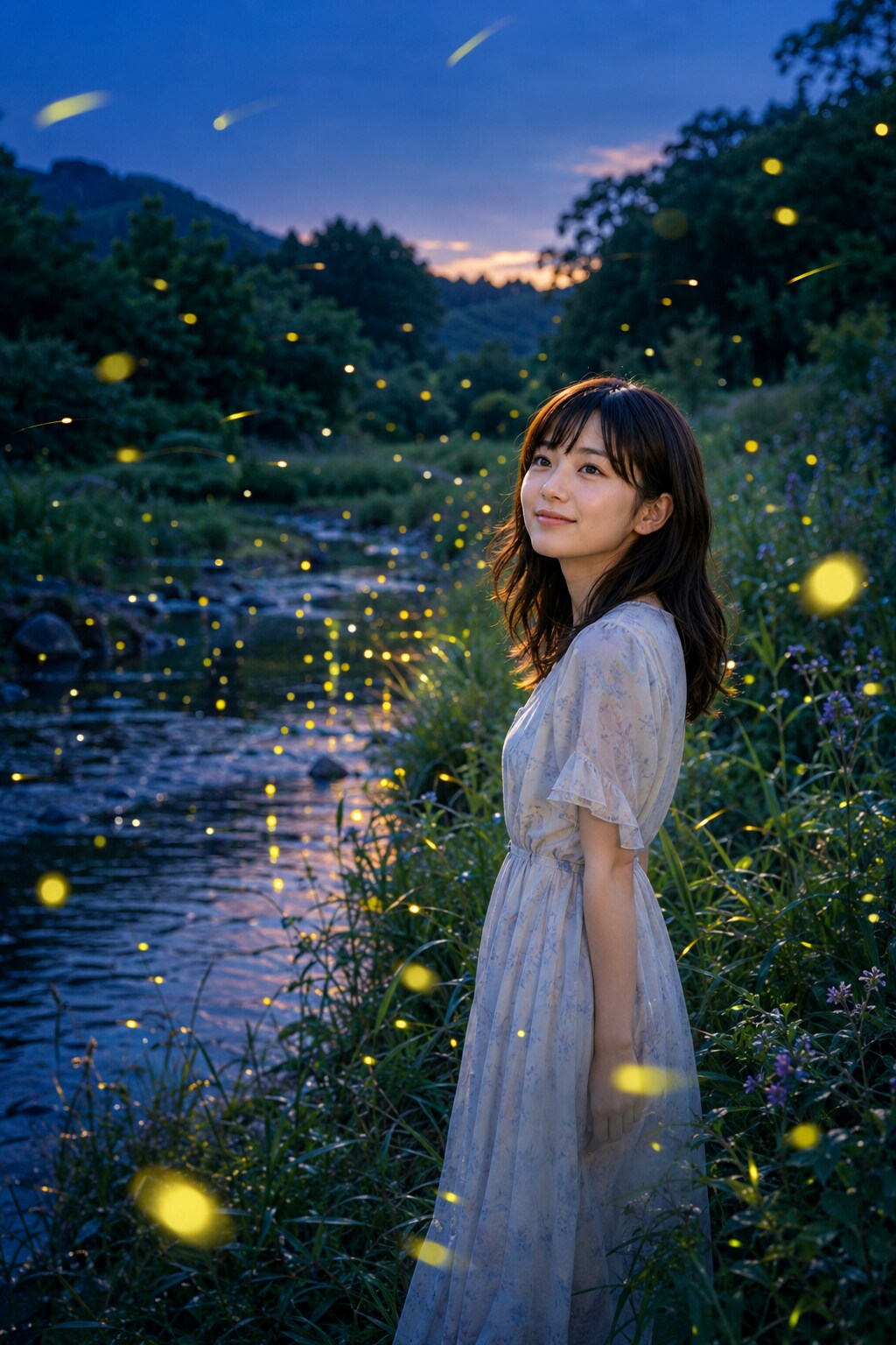 ホタルの川