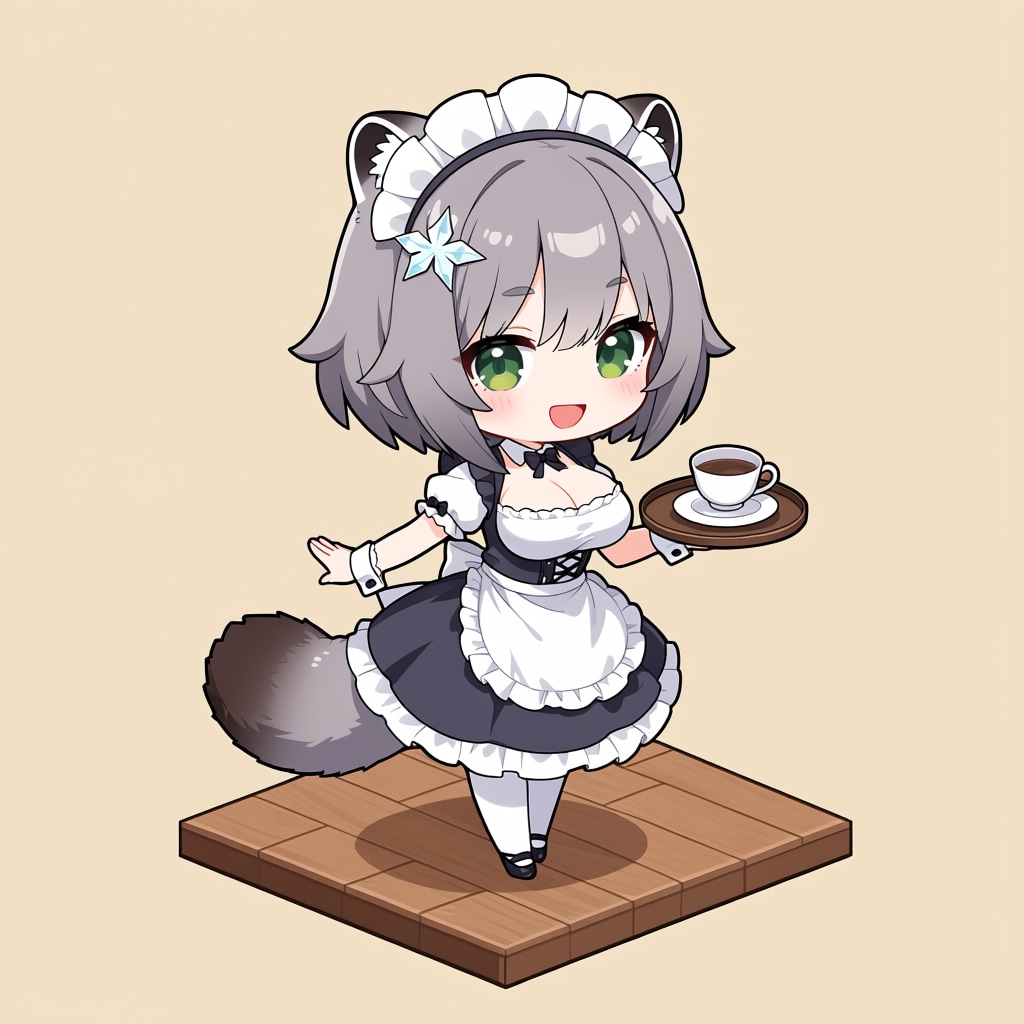 メイドユキタヌキちゃん