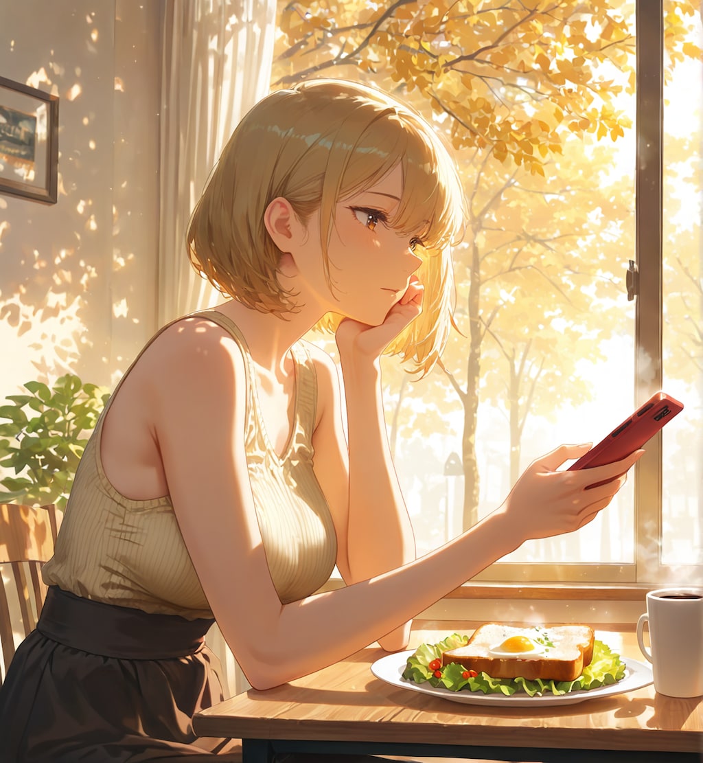 咲｜仕事前の咲☕️