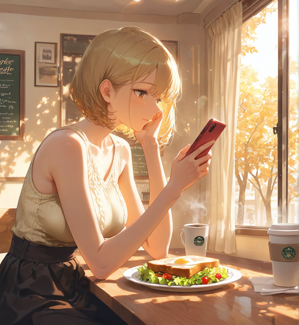 咲｜仕事前の咲☕️