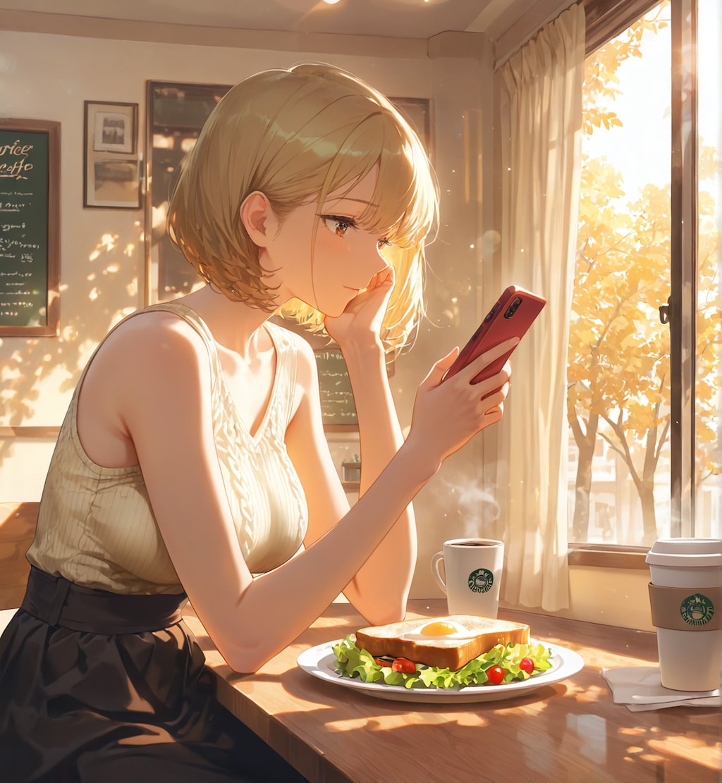 咲｜仕事前の咲☕️