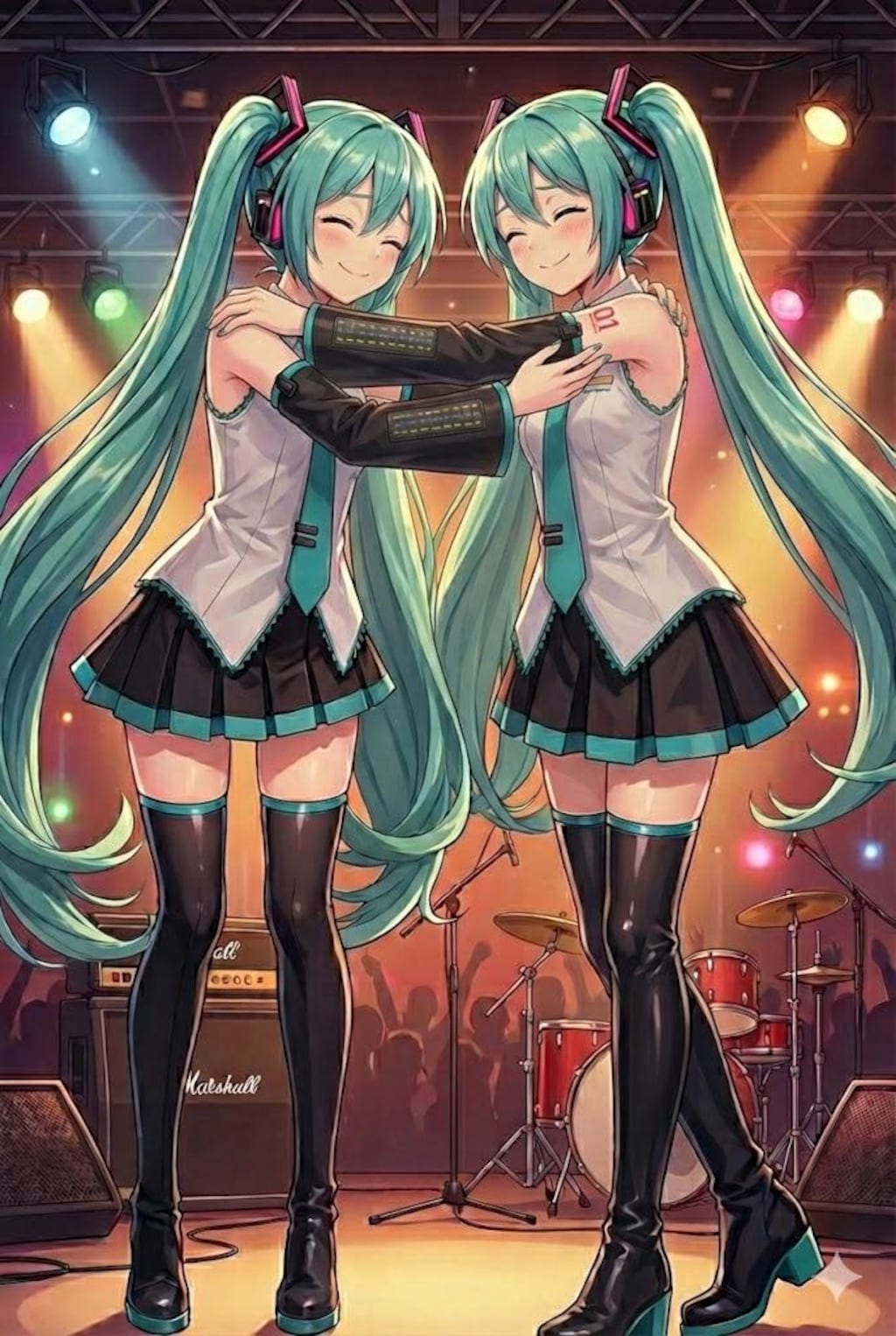 双子のミクさん