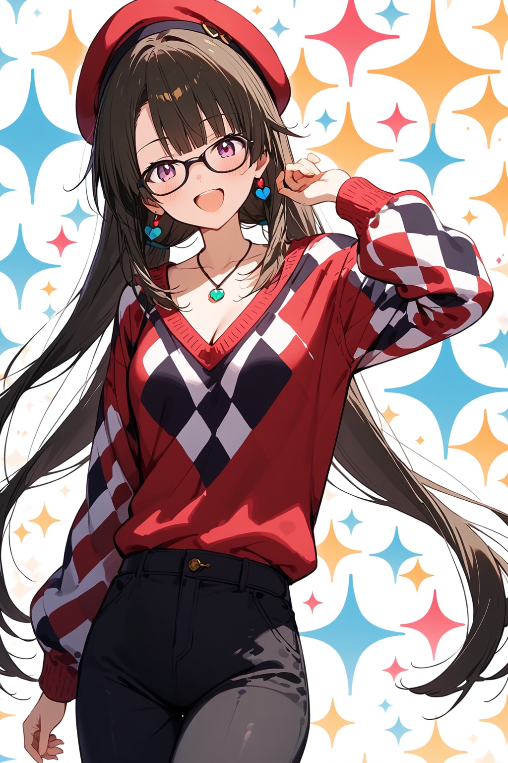 ハーリキン×カーデ② | の人気AIイラスト・グラビア