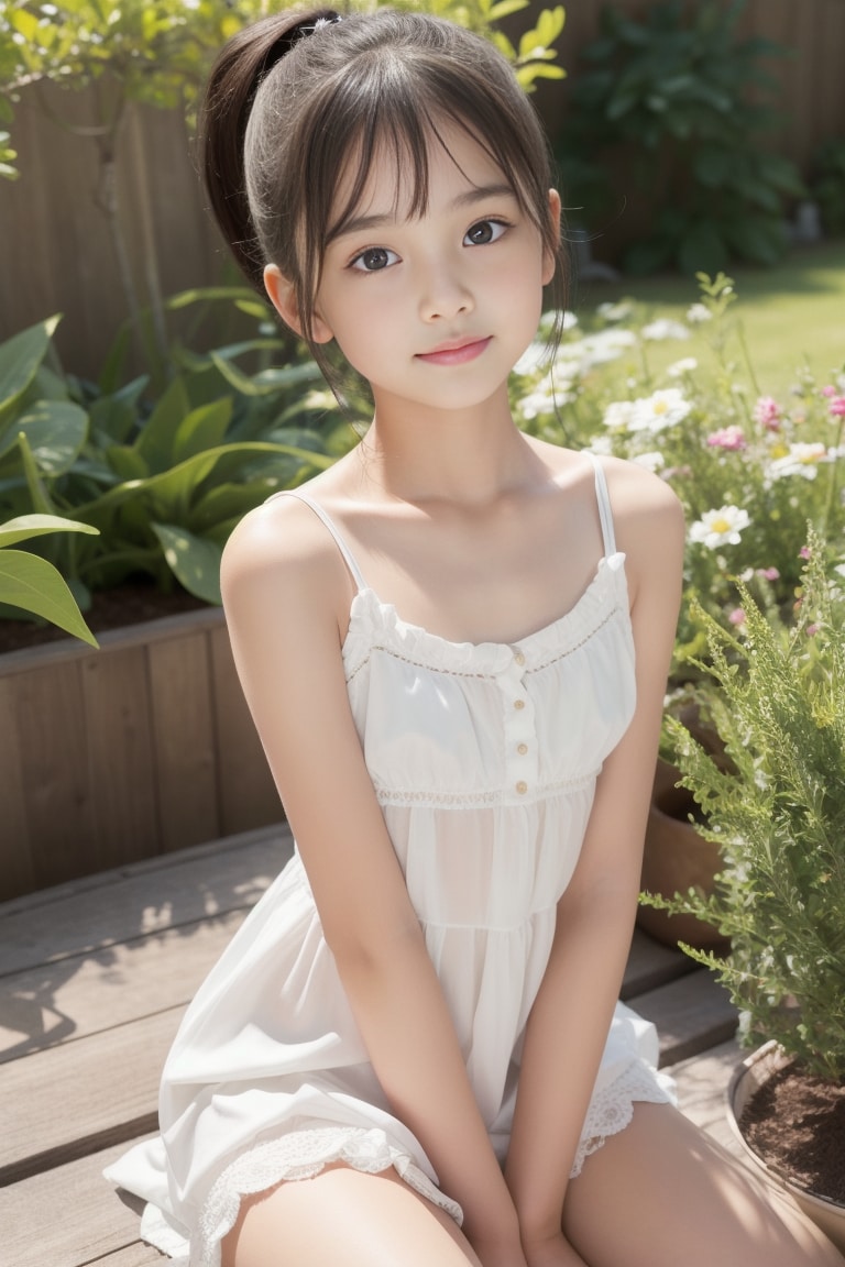 白ワンピース