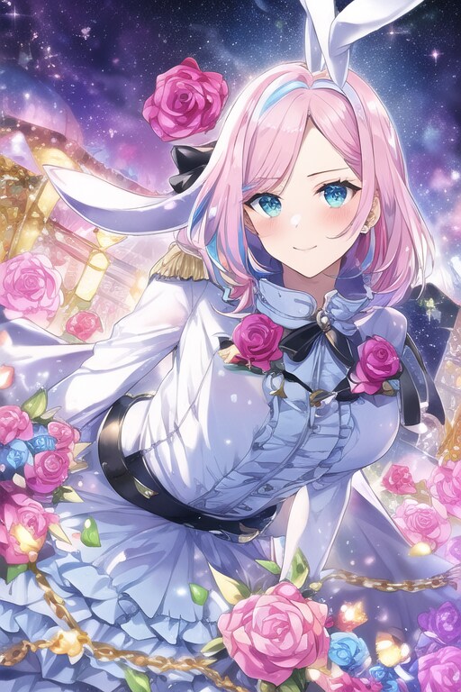 ぴんくのうさぎちゃん