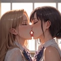 百合女子高生 3枚目