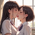 百合女子高生 2枚目