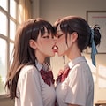 百合女子高生 5枚目