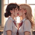 百合女子高生 4枚目