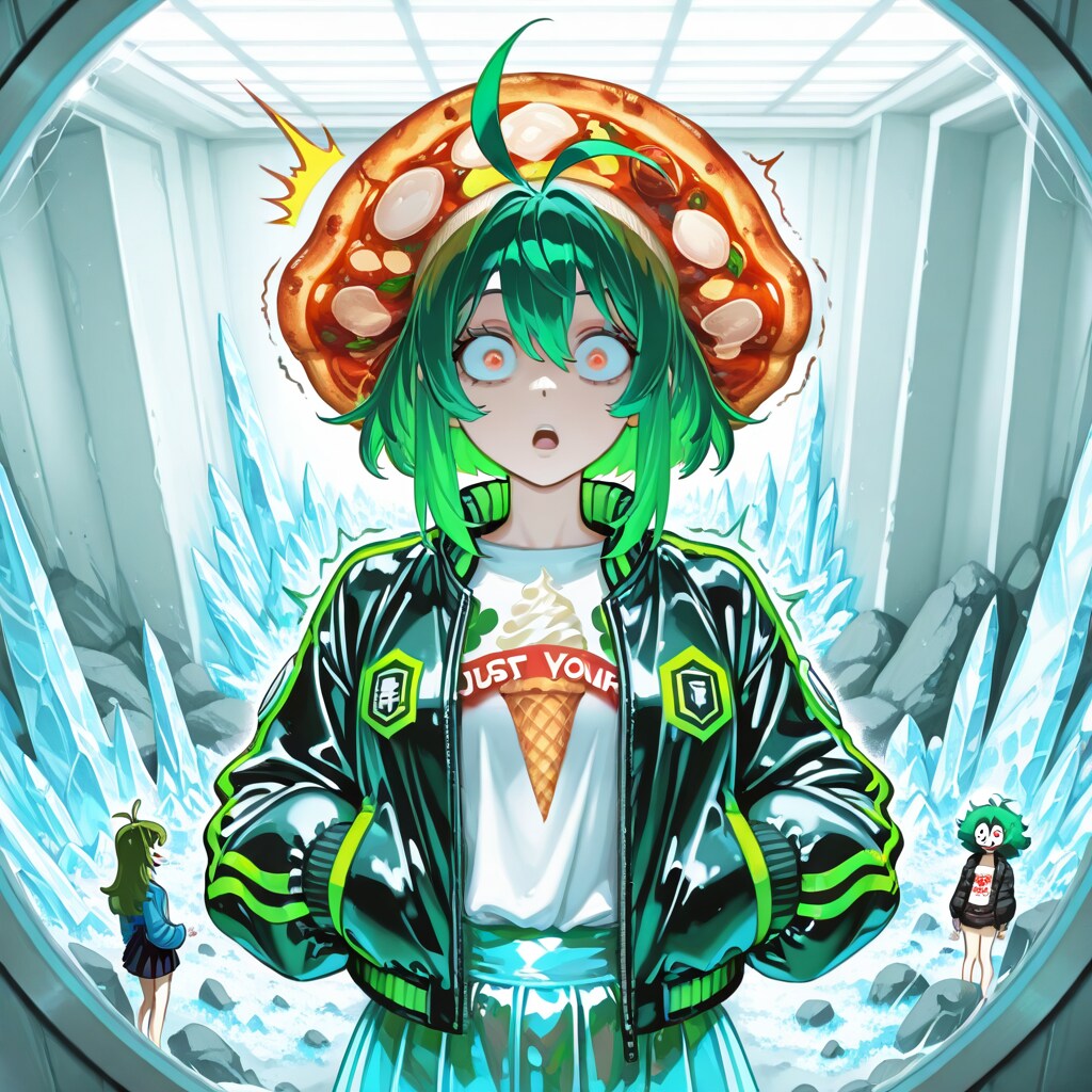 緑髪ちゃん | の人気AIイラスト・グラビア