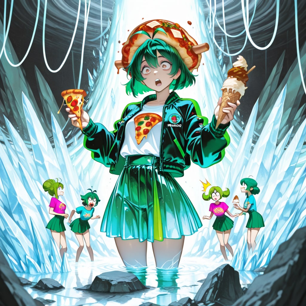 緑髪ちゃん