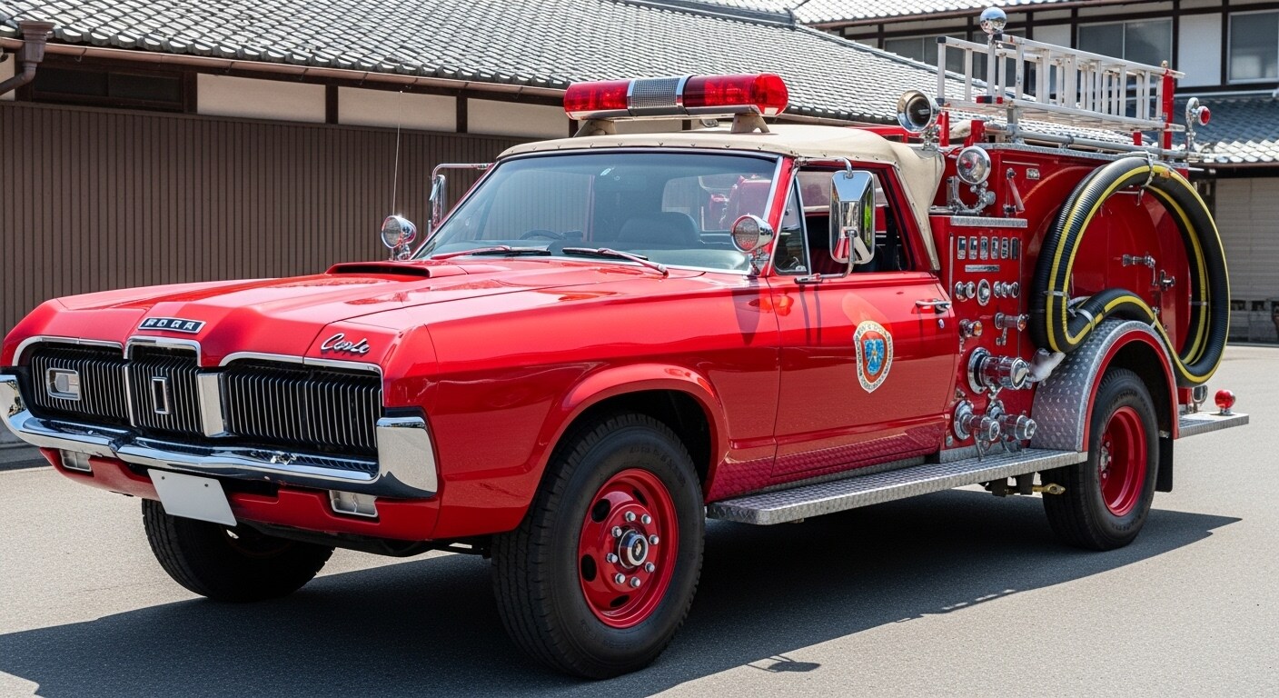 マーキュリークーガー消防車 | の人気AIイラスト・グラビア