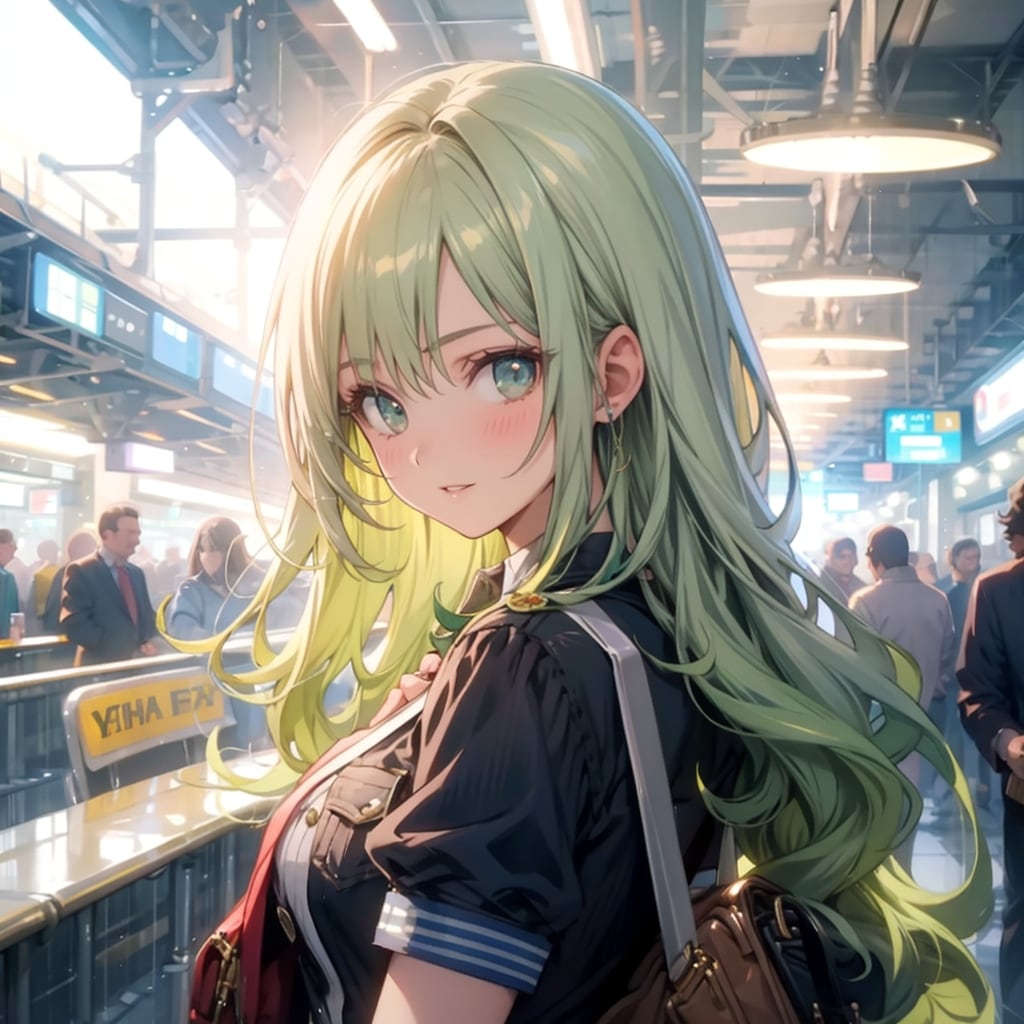 風船出なかった。駅員の美女だけ