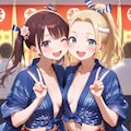 夏祭りイベントは終わりましたが（百合でぇと編） 9枚目