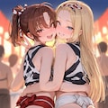 夏祭りイベントは終わりましたが（百合でぇと編） 5枚目